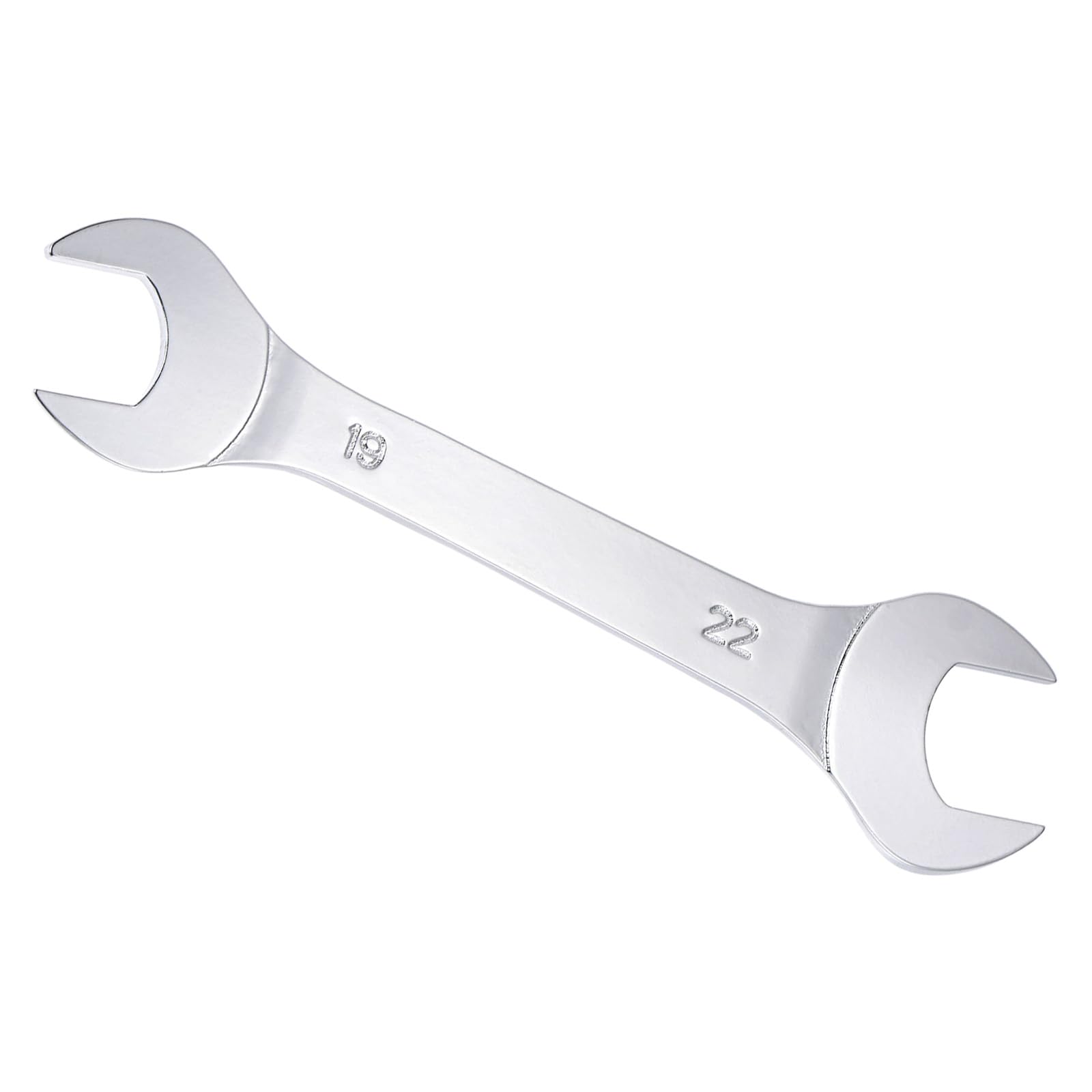 CoCud Thin Open End Wrench, Metric 19mm x 22mm, Double Ended Slim Wrench - (Applications: for Thin Nuts, Narrow Spaces), 1-Pieces