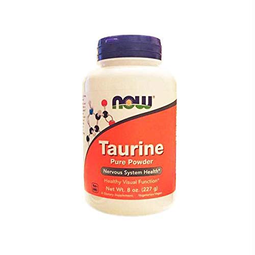 NOW Supplements, Taurine Pure Powder, Nervous System Health*, Amino Acid, 8-Ounce