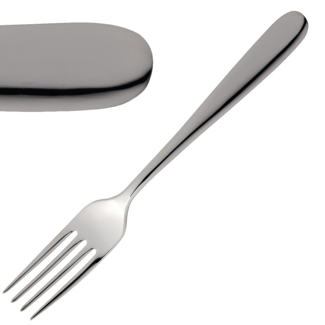 Abert CF322 City 18/10 Cutlery Table Fork, Stainless Steel (Pack of 12)