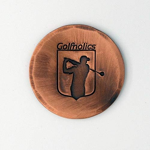 Golfholics Seamus Ball Marker - Copper Finish