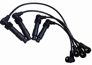 Cables De Encendido Rojos VMS Racing 10.2mm Para Toyota Corolla 1993-1997 - Set De Alto Rendimiento