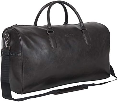 Kenneth Cole Reaction Port Stanley Faux Leather 20" Top Zip Carry-On Travel Duffel Bag 1 Kenneth Cole Reaction Port Stanley Faux Leather 20" Top Zip Carry-On Travel Duffel Bag