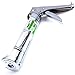 3 in 1 Caulking Gun (HEAVY DUTY CHROME PLATED) Fits Standard Size 10oz Caulk - Refillable 3 in 1 Design Includes Built in Cutter and Puncher Tool - Perfect for Industrial & Home Use!