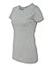 Next Level Womens CVC Crew Tee (6610) Dark HTHR Gray l