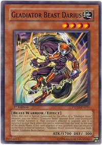 Yu-Gi-Oh! - Gladiator Beast Darius (PTDN-EN031) - Phantom Darkness - 1st Edition - Common