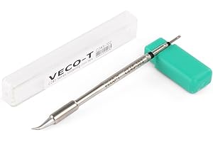 VECO-T C245-J02 Soldering Iron Tips, C245 Soldering Tip Compatible with T245 Soldering Station,Ideal for Repair Mobile Phone Motherboard Watch