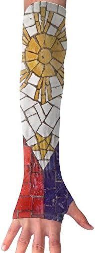 Flag Of Philippines Unisex Sun Protection Arm Sleeve For Outdoor Sports, Climb, Running, Fishing, Driving, Armguards Set