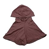 Cotton Head Neck Chest Cover Wear Band Bonnet Hijab Islamic Turban Nice Scarf Brown