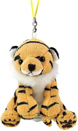 Amazon リアルぬいぐるみマスコット おすわり トラ キーホルダー ぬいぐるみ おもちゃ
