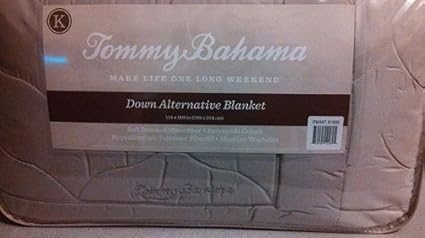Buy Tommy Bahama Down Alternative King Size Blanket 114 In X 100 In Sand Online At Low Prices In India Amazon In