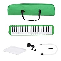 Xiuzhifuxie Melodica 37 Keys Piano Style Melodica Full Sets with Carrying Bag Straps Double 2 Mouthpieces Tube Educational Portable Musical InstrumentGift Toys for Kids Music Lovers Beginners