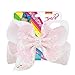 4 Pack JOJO Siwa Large 8 Inch Hair Bows Ribbon Hair Bow Alligator Clips Hair Bow for Cheerleader Girls (D)