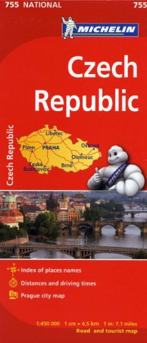Michelin Czech Republic Map 755 (Maps/Country (Michelin)) by Michelin