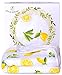 KloudBambu Hooded Baby Towel, Super Soft to Sensitive Skin, Ultra Absorbent, for Newborn, Infant, Toddler Girls and Boys, Lemon Print…