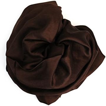 Hijabi Box Plain Jane Pashmina Scarf (Chocolate)