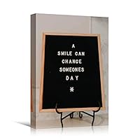 Canvas Wall Art Panel Quotes Bedroom Industrial Inspirational Modern Art Multicolor Neon Photography Quotes Urban - 12x18 inches