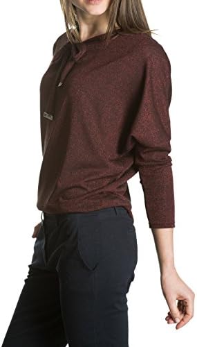 Bruno Lacosta - Metallic effect blouse with bat sleeve and neck lasso