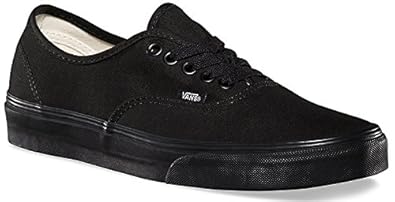 vans unisex authentic solid canvas skateboard sneakers