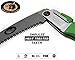 SPORTSMAN FOLDING HAND SAW - 10 Inch Long CURVED BLADE & Nylon Sheath 5yr Guarantee Best Tree Trimmer, Pruning Saw for Camping Gear, Hunting, Survival Kit or Gardening. Rips Through Wood & Bone