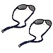 Chums Cotton Eyeglass and Sunglass Retainer / Strap, Navy (2 Pack)