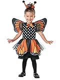 Seasons - Monarch Butterfly Infant/Toddler Costume - 12-18 Months - Black/Orange