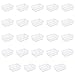Sterilite 16058024 Mini Storage Tray, White, 24-Pack