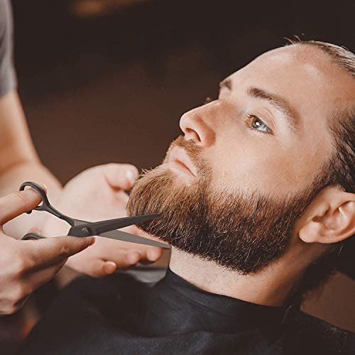 Naturenics Beard Brush, Beard Comb & Beard Scissors Set- 100% Pure Firm Boar Bristles - Best Beard Grooming Kit Works With All Beard Oils & Beard Balms- Helps with Beard Growth, Styling & Conditioning - Thumbnail 7