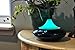 ZAQ Dew Essential Oil Diffuser LiteMist Ultrasonic Aromatherapy With Ionizer and Color-Changing Light - 80 ML Capacity, Black