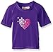 Kanu Surf Girls UPF 50+ Sun Protective Rashguard Swim Shirt, Alexa Purple, 2T