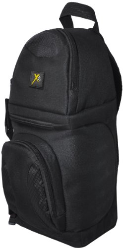 Xit XTBPS Deluxe Digital Camera/Video Sling Style Shoulder Bag (Black)