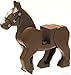 Lego Animal Minifigure: Reddish Brown Rearing Horse (with Movable Limbs)