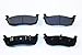 Prime Choice Auto Parts SMK879 New Rear Semi Metallic Brake Pad Set