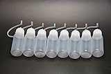 BESTI-FIRE 10ML Steel Needle Drip Tip Plastic Empty Dropper Bottle With Screw Metal Needle Cap（15pcs）