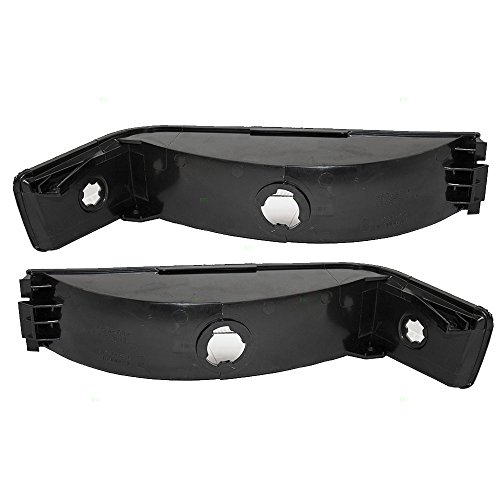 Driver and Passenger Park Signal Front Marker Lights Lamps Lenses Replacement for Jeep SUV 56005099 56005098