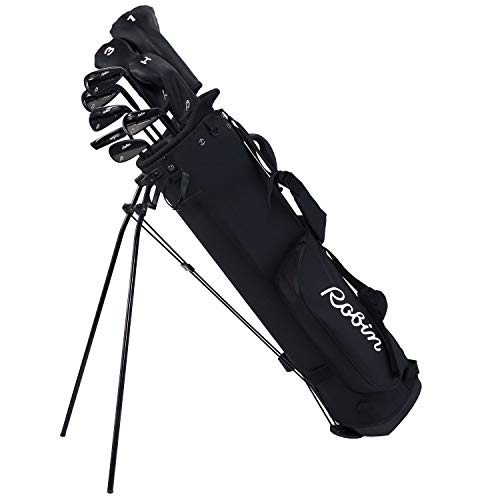 Robin Golf The Essentials Men's Set — Complete RightHanded Golf Clubs for Men 5'6"6'2