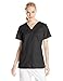 Cherokee Women's WW Flex V-Neck Scrub Top, Black, XX-Large