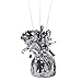 Metallic Silver Balloon Weights (pack of 12) by LD Goods