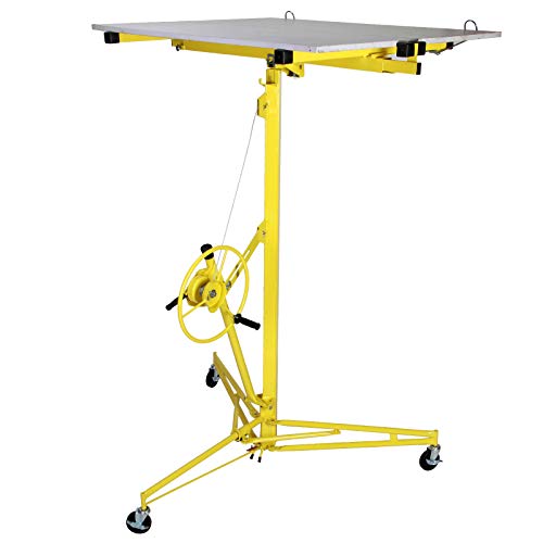 Artist Hand Drywall 16' Lift Hoist Panel Jack Lifter Caster Wheel