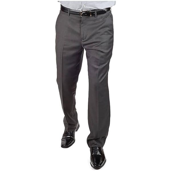 Savane Men Stretch Performance Comfort Waist Dress Pant, No Iron, Caviar  38W x 30L at Amazon Men's Clothing store