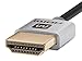 Monoprice HDMI High Speed Cable - 1 Feet - Silver, 4K@60Hz, HDR, 18Gbps, 36AWG, YUV 4:4:4 - Ultra Slim Series