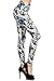 R510-OS Cotton Flower Print Fashion Leggings