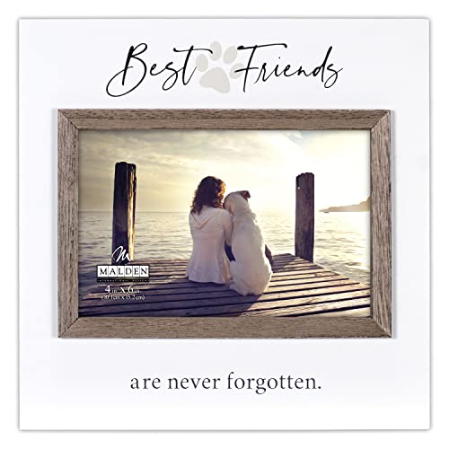 Malden International Designs 4x6 Best Friends Are Never Forgotten Pet Remembran…
