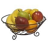 Home Basics Scroll Collection Fruit Basket (Kitchen)