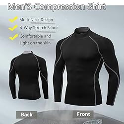 Men's Compression Shirts Long Sleeve Athletic