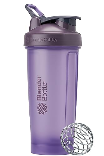 BlenderBottle Classic V2 Shaker-Flasche, perfekt für Protein-Shakes und Pre-Workout, 828 ml, Vollfarbe Violett