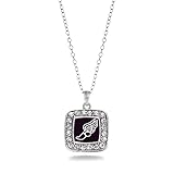 Inspired Silver - Track Runner Charm Necklace for