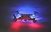 ZuZo 2.4GHz 4 CH 6 Axis Gyro RC Quadcopter Drone with Camera & LED Lights, 38 x 38 x 7cm