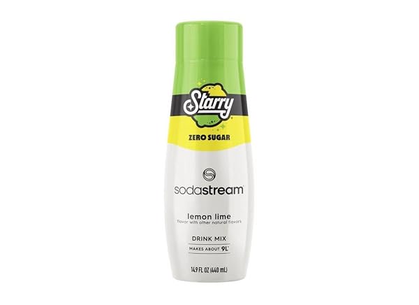 SODASTREAM STARRY ZERO SUGAR LEMON-LIME SODA MIX 440...