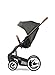 Mutsy Igo Urban Nomad Stroller, Black Chassis, White/Blue