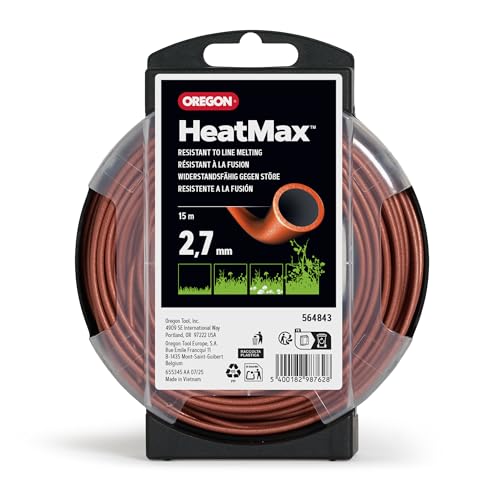 Oregon Heat Resistant 2.7mm Strimmer Line Heavy Duty, 2.7mm x 15m